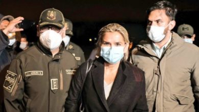 صورة تم القبض على الرئيسة المؤقتة السابقة لبوليفيا جانين أنيز بتهمة الفتنة والإرهاب