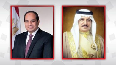 صورة ملك البحرين يهنئ الرئيس المصرى بذكرى السادس من أكتوبر المجيدة