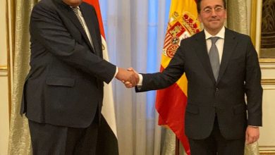 صورة وزير الخارجية الإسبانى يبحث مع شكرى سبل الارتقاء بالتعاون الثنائى بين البلدين 