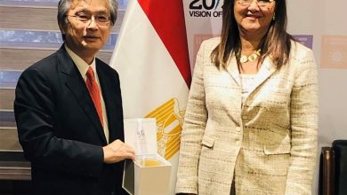 صورة سفير اليابان بالقاهرة يلتقى مع وزيرة التخطيط ويعرب عن رغبة بلاده لدعم التنمية فى مصر  