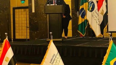 صورة مساعد وزير الخارجية لشئون الأميركيتين يشارك فى حفل  مرور عام على تأسيس مكتب غرفة التجارة العربية -البرازيلية