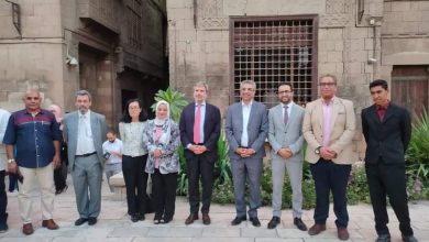 صورة سفير إيطاليا بالقاهرة يشارك فى افتتاح مشروع تطوير الخدمات بمتحف جاير أندرسون
